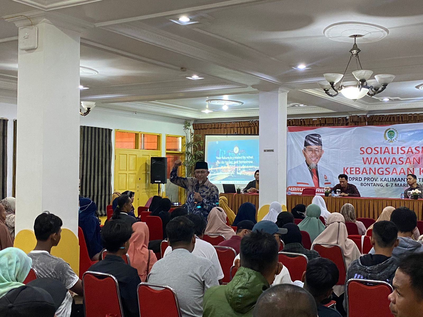 Ajak Masyarakat Pahami Wawasan Kebangsaan, Sosbang Anggota DPRD Kaltim Harun Al Rasyid di Bontang