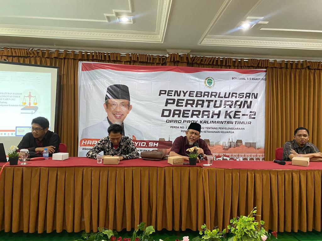 Gelar Sosper di Bontang, Harun Al Rasyid: Masyarakat Berperan dalam Pembangunan Ketahanan Keluarga