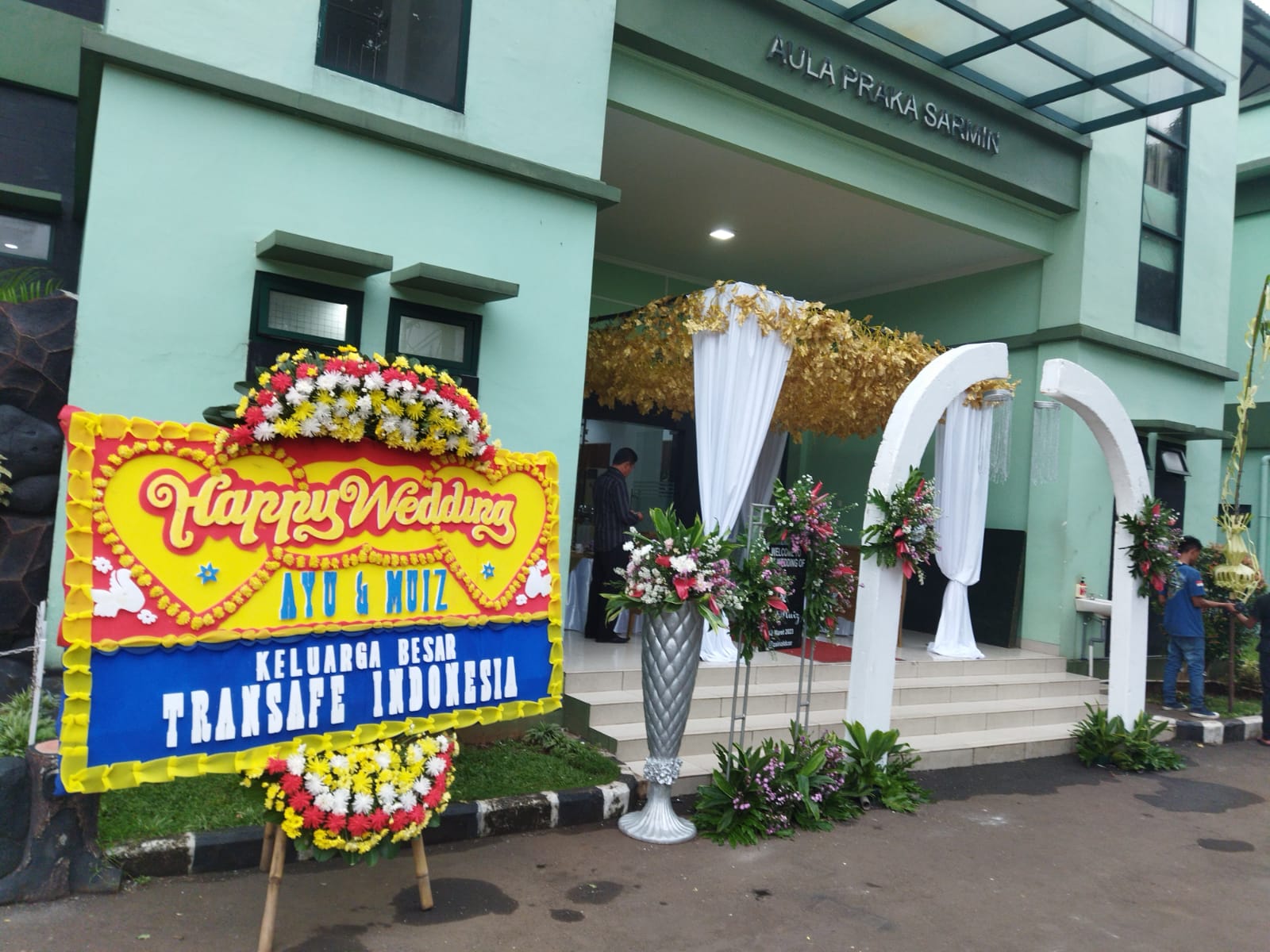 Pernikahan Ayu Lestari Putri Dihadiri Petinggi Transafe