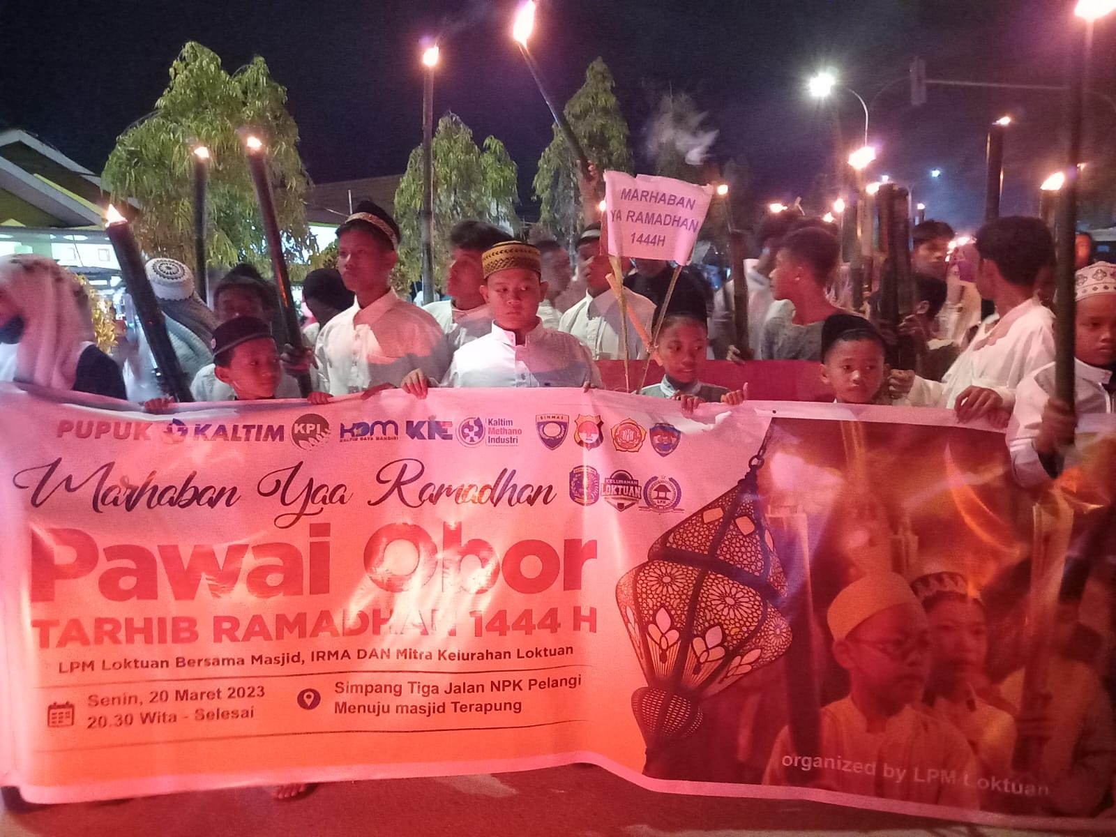 Pawai Obor Loktuan Sukses Digelar, Kembali Siap Lebih Meriah Saat Takbiran