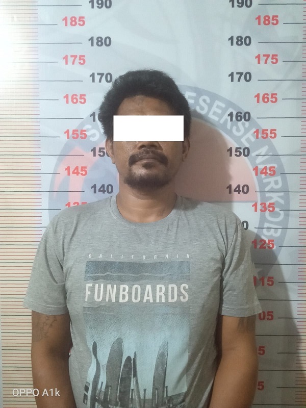 Perkara Sabu, Warga Tanjung Laut Indah Ini Ditangkap Saat Bersantai di Depan Rumah Iparnya