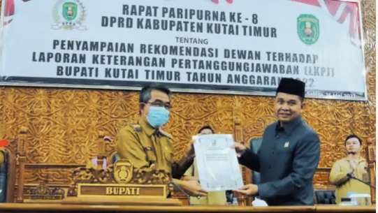 Bupati Kutim Siap Tindaklanjuti Rekomendasi Pansus DPRD Terhadap LKPj 2022