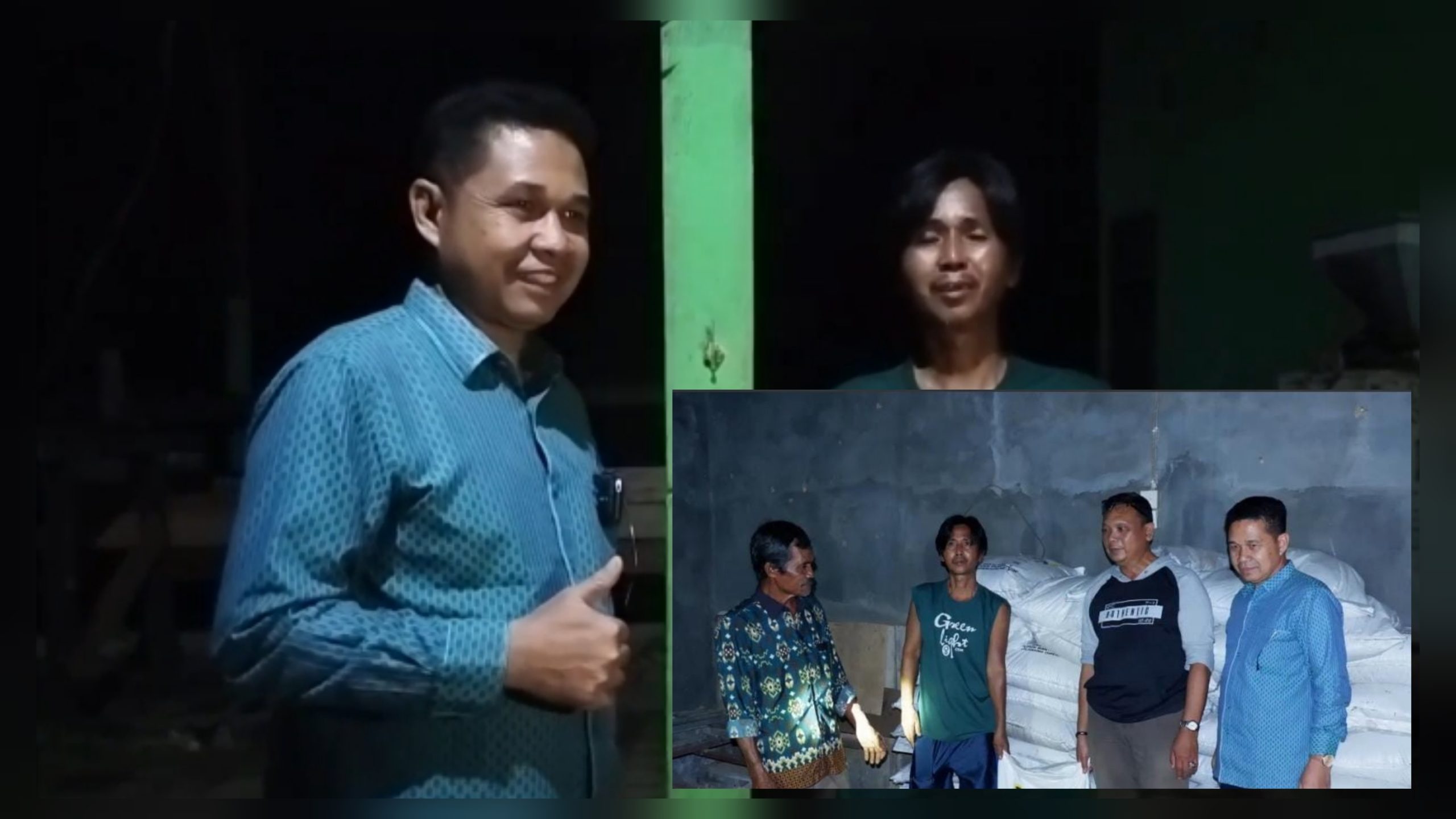 Ketua DPRD Kutim Serahkan 2,6 Ton Pupuk ke Poktan di Desa Kebun Angung