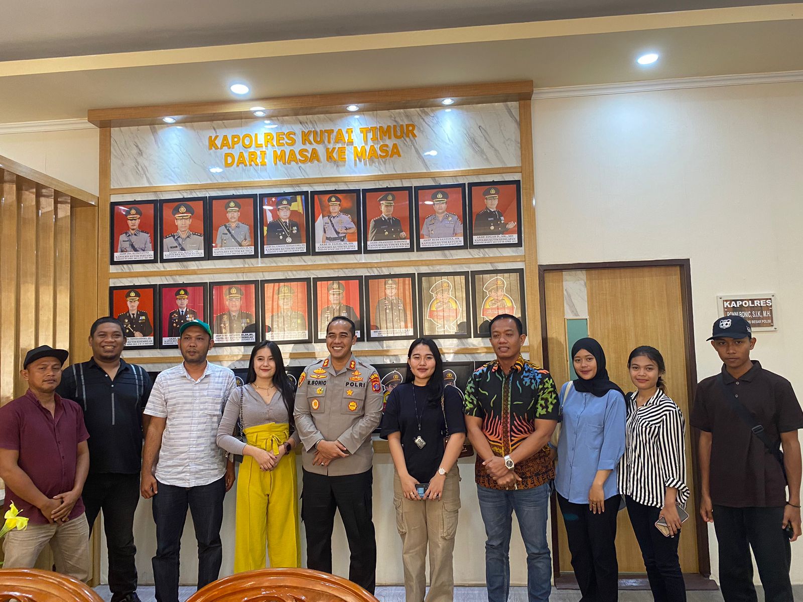 PWRI Kutim Sampaikan Agenda Pelantikan saat Silaturahmi Kapolres