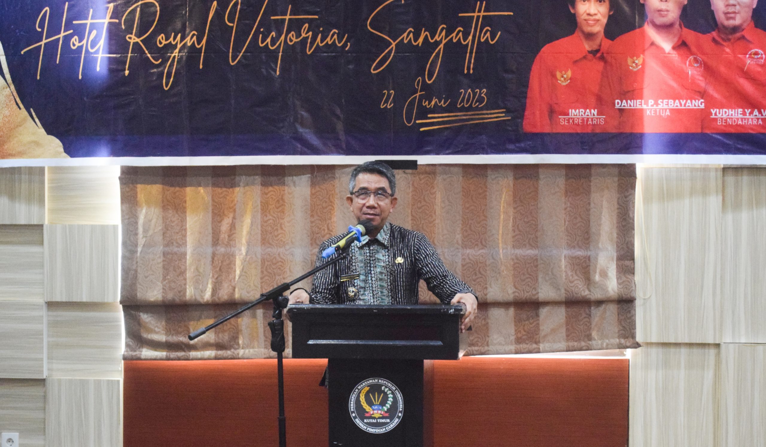 Pelantikan Pengurus PWRI Kutim Periode 2023-2026 Dihadiri Bupati