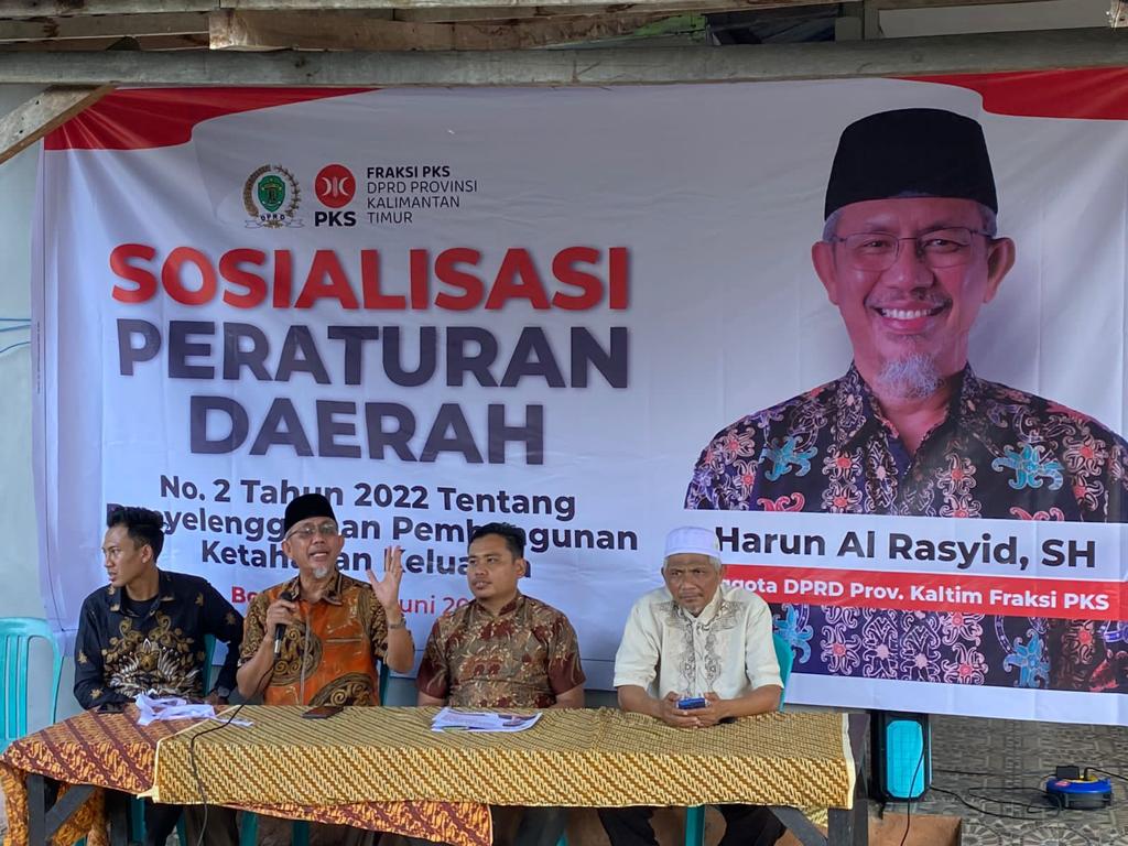 Anggota DPRD Kaltim Harun Al Rasyid Ajak Masyarakat Bontang Bangun Ketahanan Keluarga