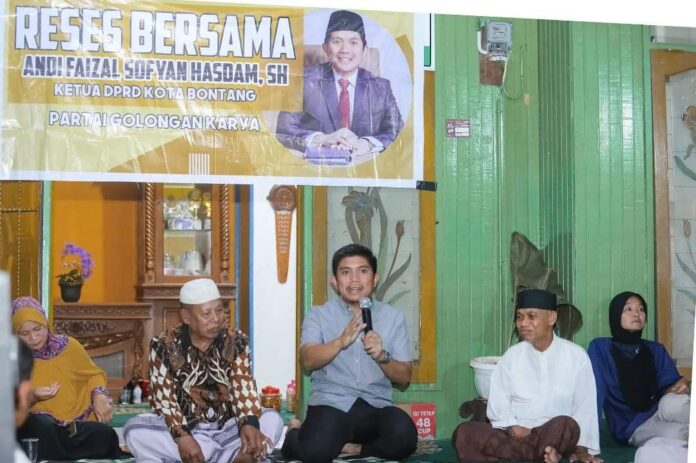 Andi Faiz Serap Aspirasi Pasukan Kuning di RT 18 Bontang Kuala, Minta Pemkot Tunaikan Janji Bonus