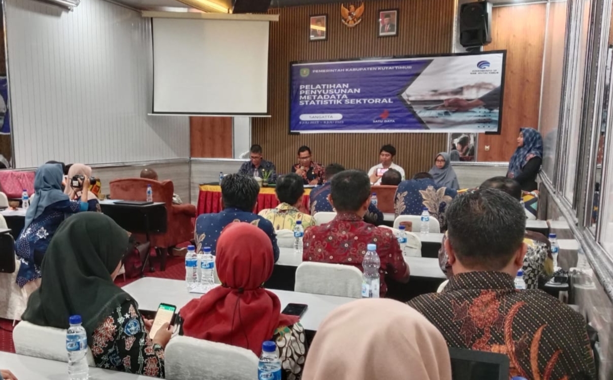 Gandeng BPS Sebagai Narasumber, Diskominfo Kutim Gelar Pelatihan Metadata Statistik Sektoral