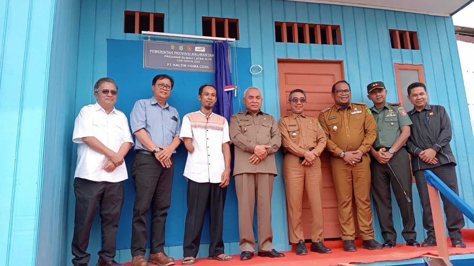 Pemkab Kutim dan Pemprov Kaltim Resmikan Rumah Baru Warga Kurang Mampu dan Korban Kebakaran