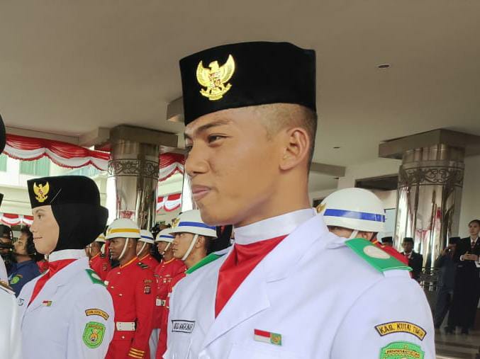 Andi Baso Mangkunari, Pelajar Sandaran Tembus Paskibraka Kutim