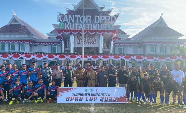 Turnamen Mini Soccer DPRD Cup 2023 Resmi Dibuka, Bupati Kutim: Ini Bagian dari Merayakan HUT RI ke-78