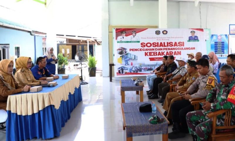 Najirah Apresiasi Sosialisasi Pencegahan Dan Penanggulangan Kebakaran di Kelurahan Guntung