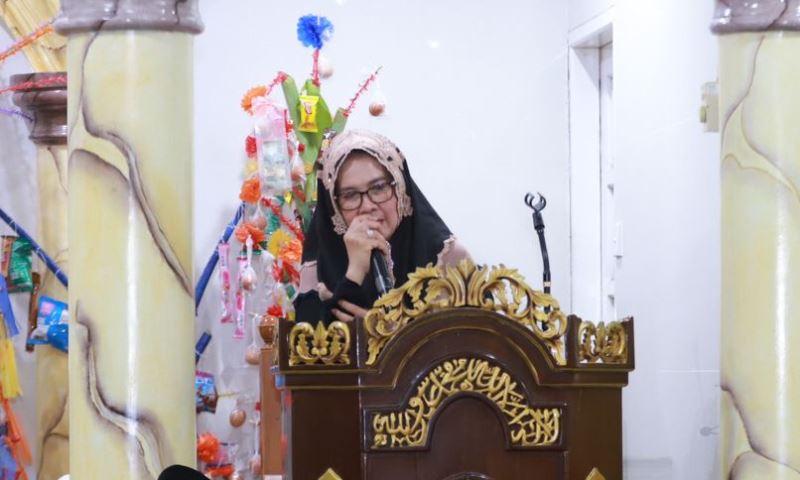 Najirah Hadiri Acara Maulid Nabi Muhammad SAW di Masjid Nurul Mu’min