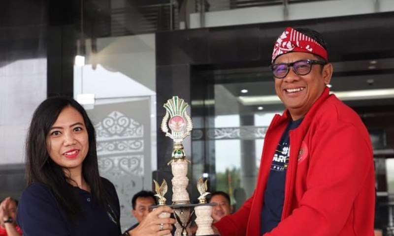 Basri Rase Apresiasi Lomba HUT RI di Lingkungan Sekda Bontang