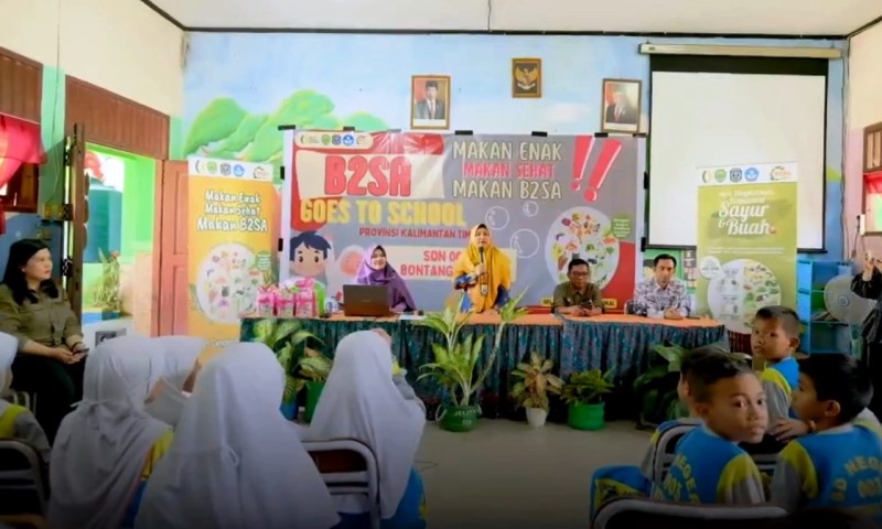 DKP3 Bontang Gelar Program “B2SA Goes to School” untuk Edukasi Konsumsi Pangan Berkualitas