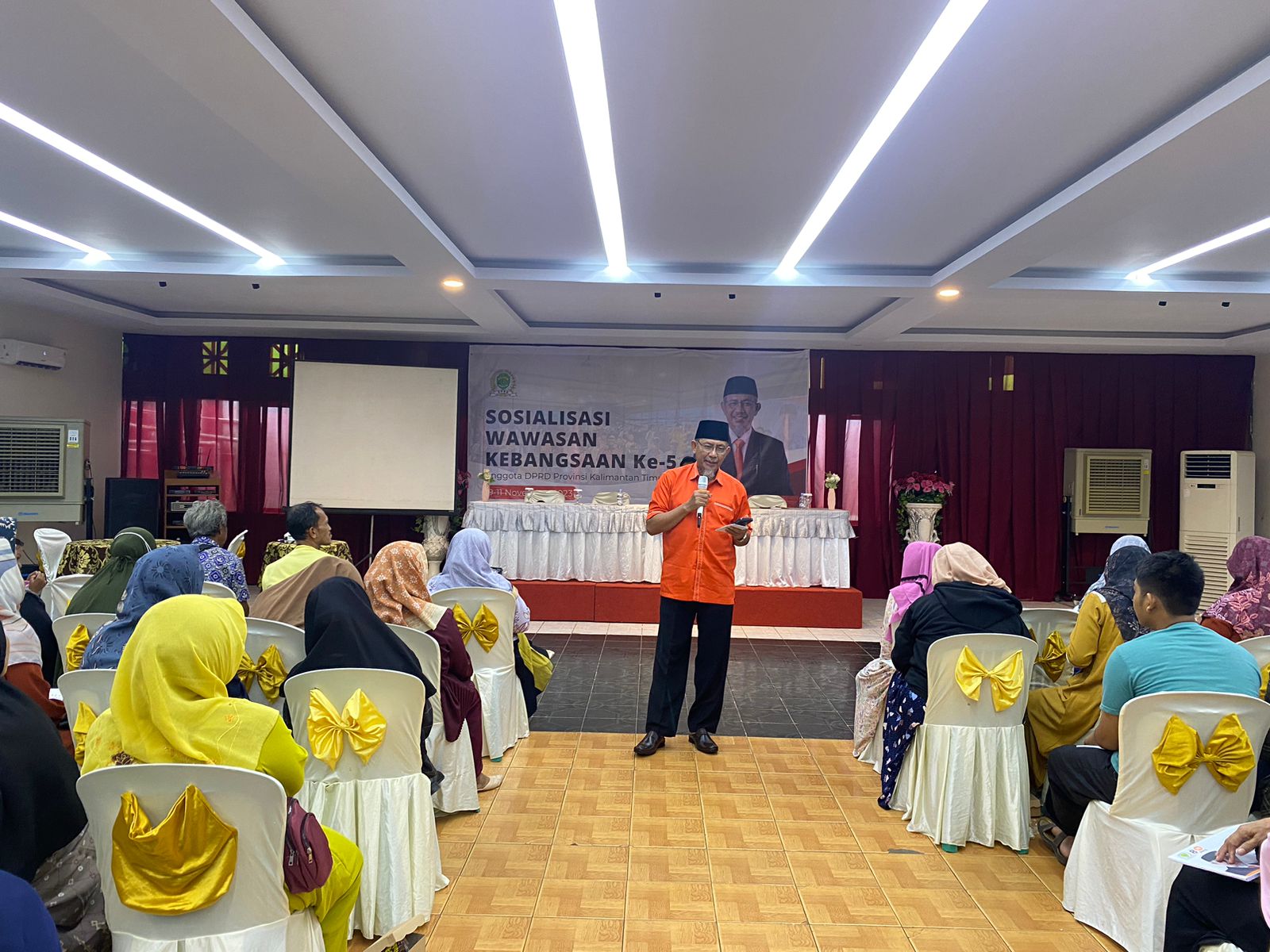 Sosbang Anggota DPRD Kaltim Harun Al Rasyid di Sangatta, Ajak Masyarakat Pahami Pentingnya Wawasan Kebangsaan