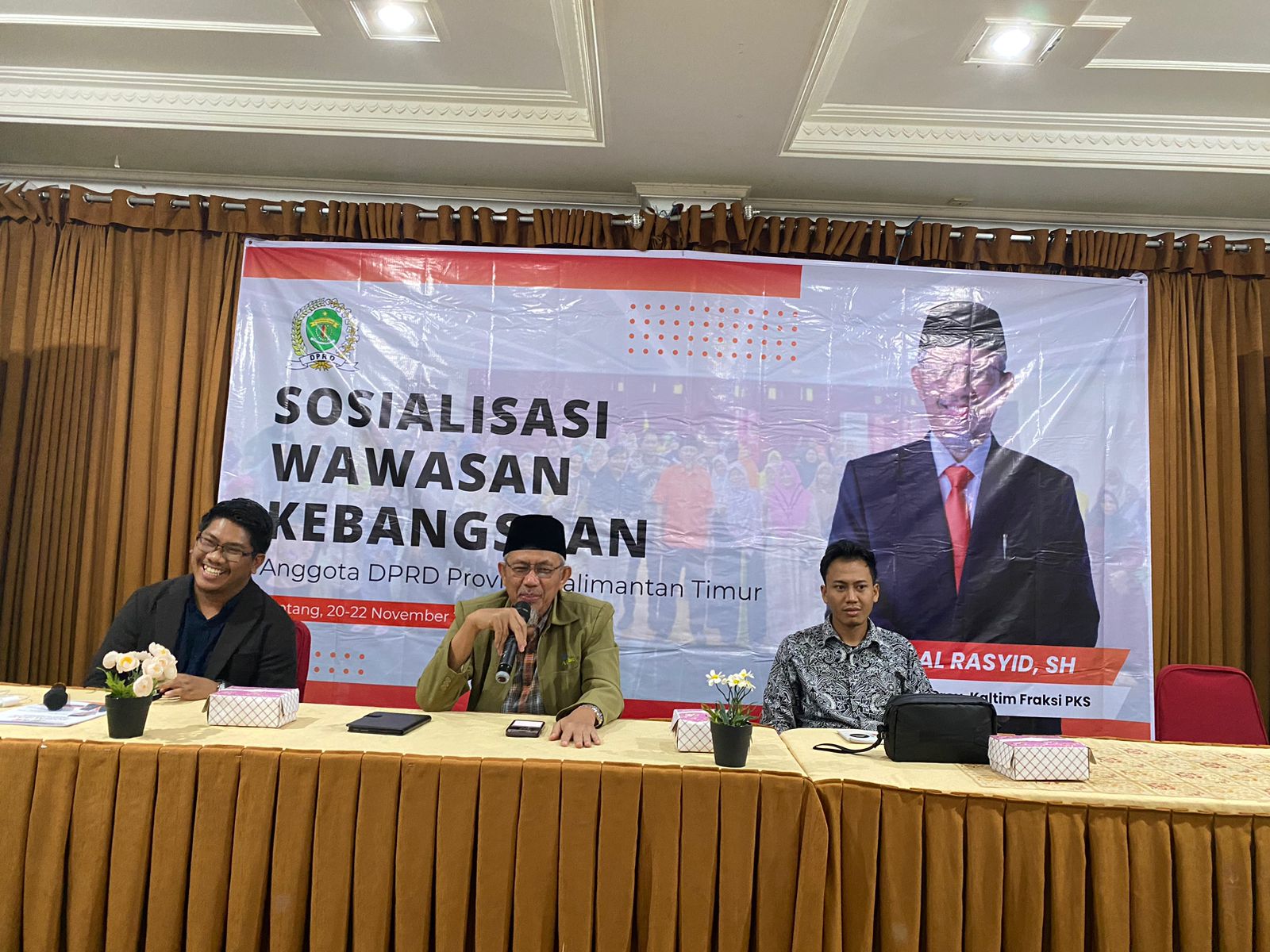 Sosbang di Bontang, Anggota DPRD Kaltim Harun Al Rasyid Ajak Masyarakat Pahami Wawasan Kebangsaan