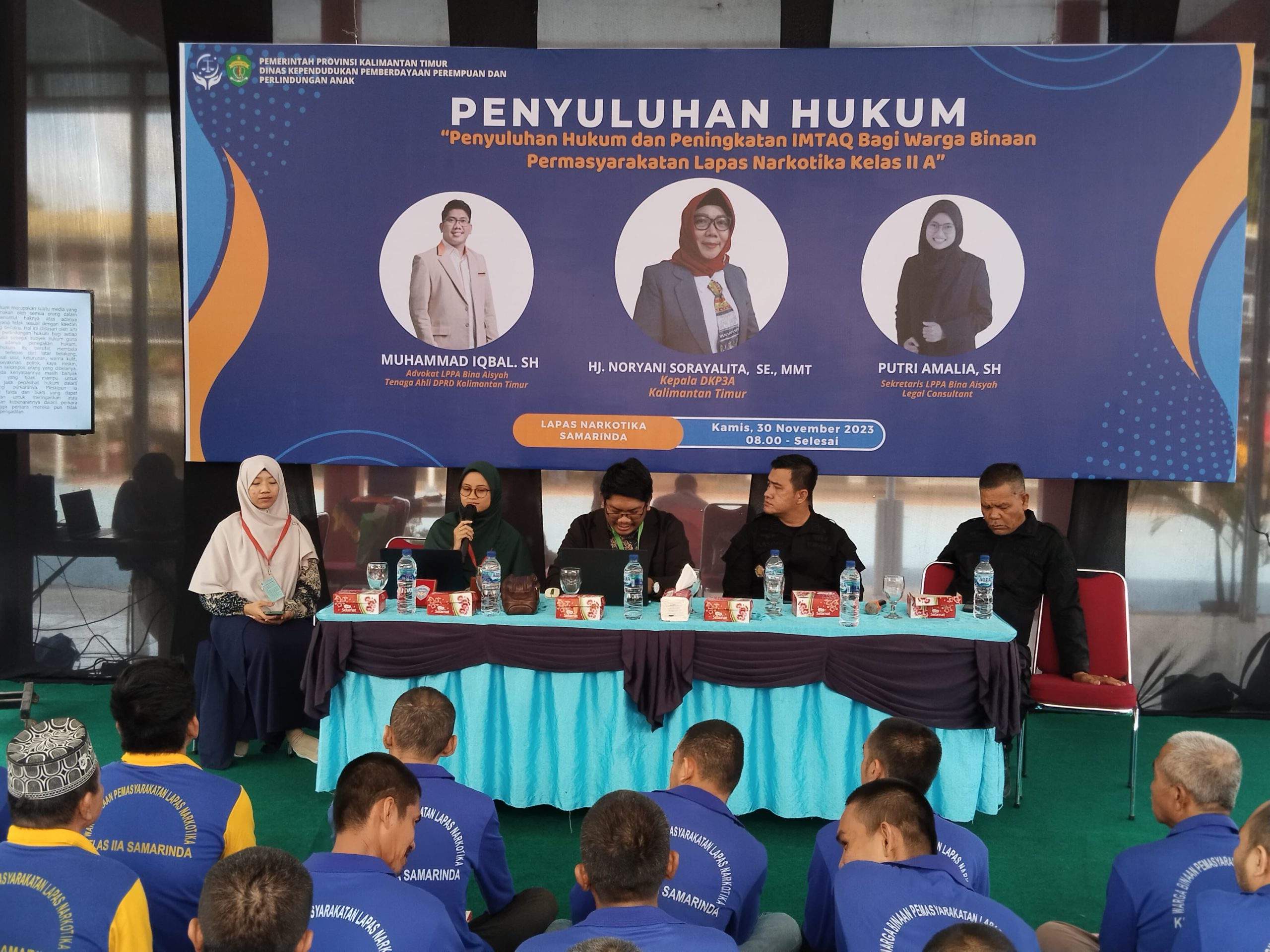 Yayasan Lembaga Pendampingan Perempuan dan Anak Bina Aisyah Kaltim Lakukan Penyuluhan Ke Lapas Narkotika Kelas IIA Samarinda