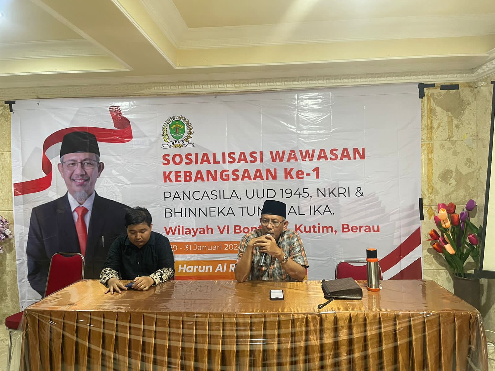 Merawat Bhinneka Tunggal Ika: Harun Al Rasyid Dorong Pemahaman Empat Pilar Kebangsaan di Bontang