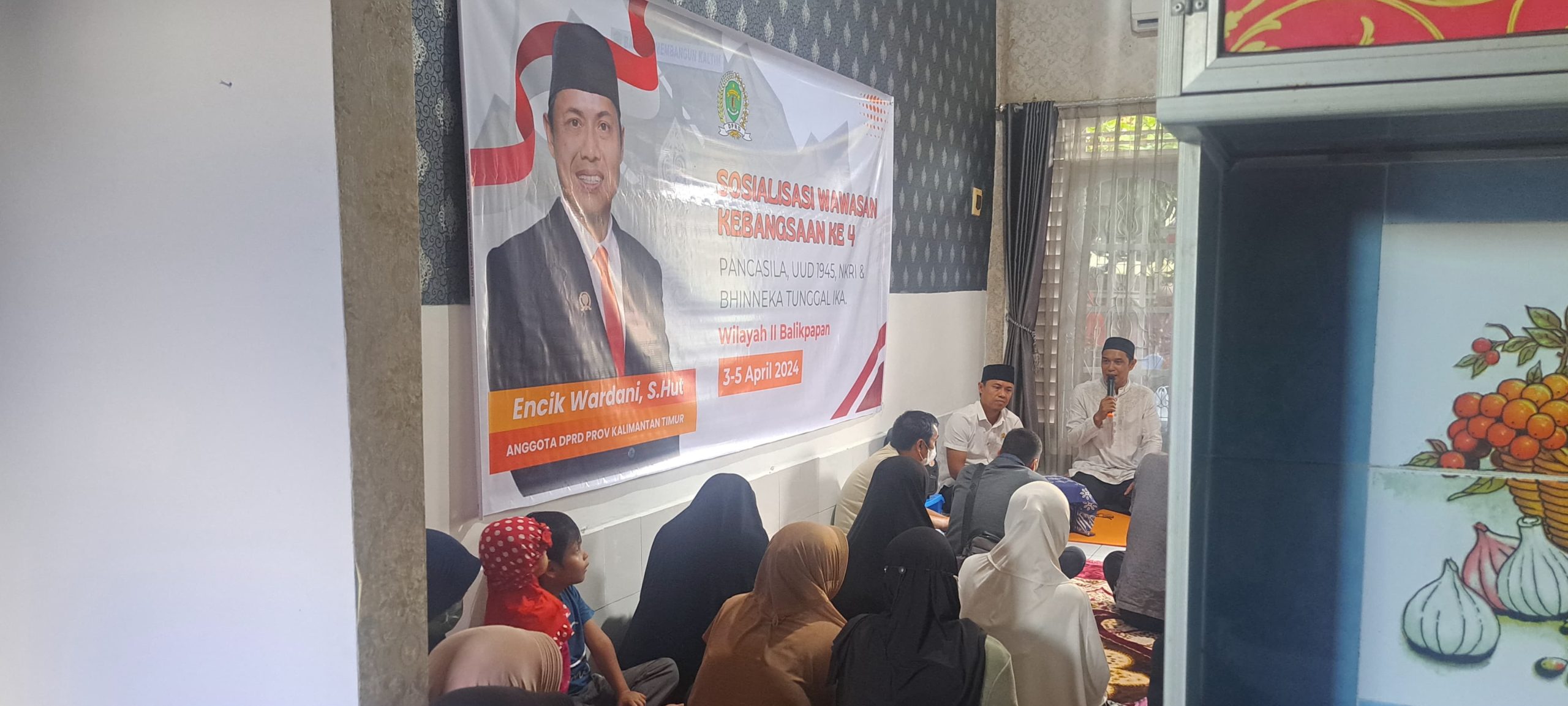 Sosialisasi Wawasan Kebangsaan ke-4 Balikpapan, Encik Wardani Tekankan Pentingnya Bhinneka Tunggal Ika