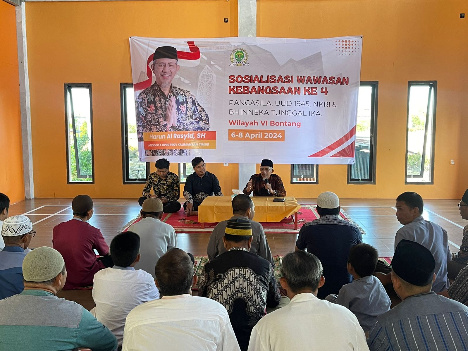 Sosialisasi Wawasan Kebangsaan ke-4 di Bontang, Harun Al Rasyid: Kebangsaan Itu Wajib Ada di Dalam Diri