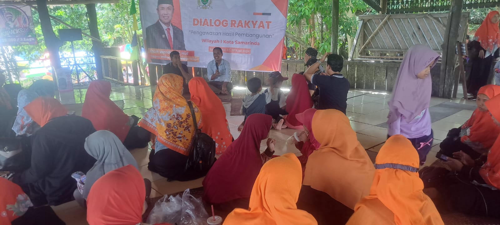 Anggota DPRD Kaltim, Encik Wardani, S.Hut Gelar Dialog Rakyat Dalam Rangka Pengawasan Hasil Pembangunan