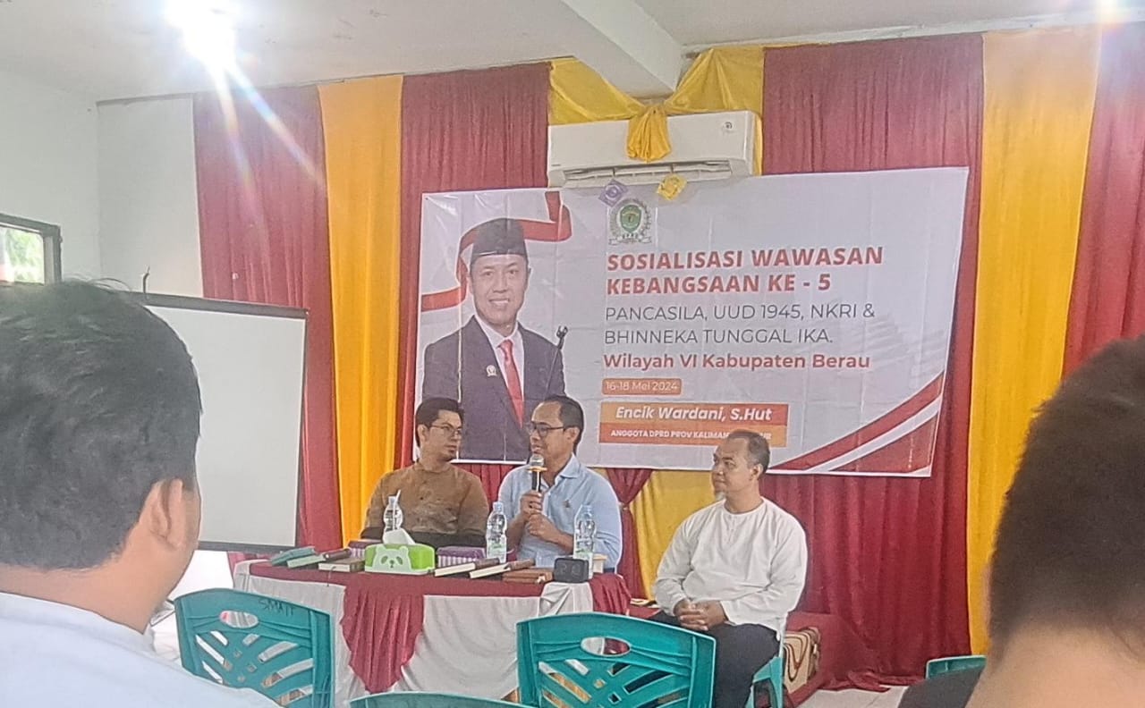 Gelar Soswasbang, Encik Wardani S.Hut Beri Motivasi dan Ajak Pemuda Berau Mendunia