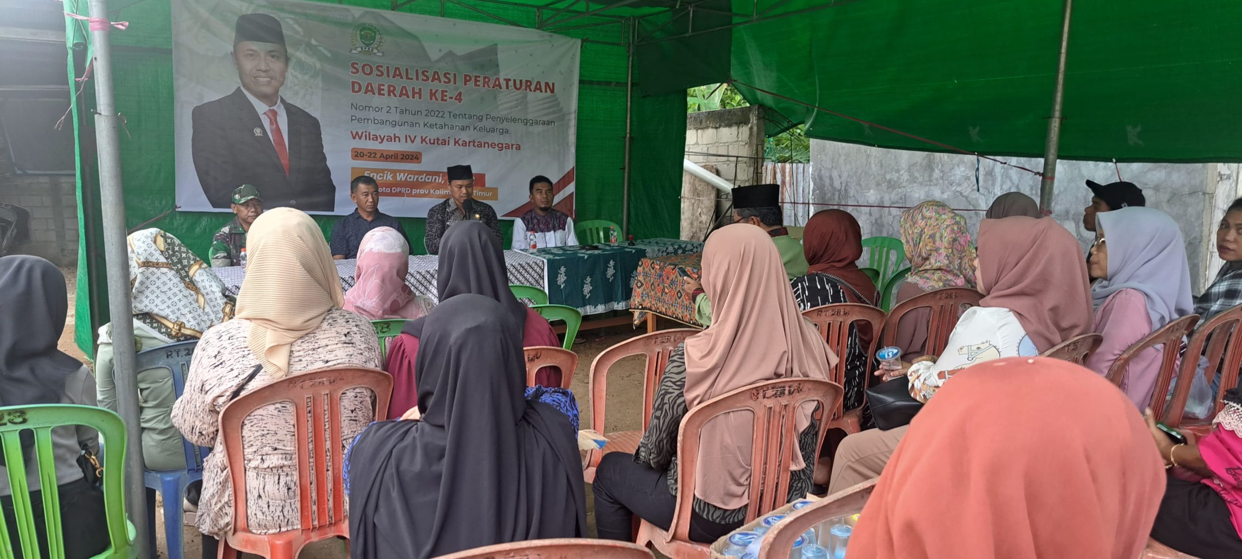 Anggota DPRD Kaltim Encik Wardani Gelar Sosialisasi Perda Pembangunan Ketahanan Keluarga di Kukar