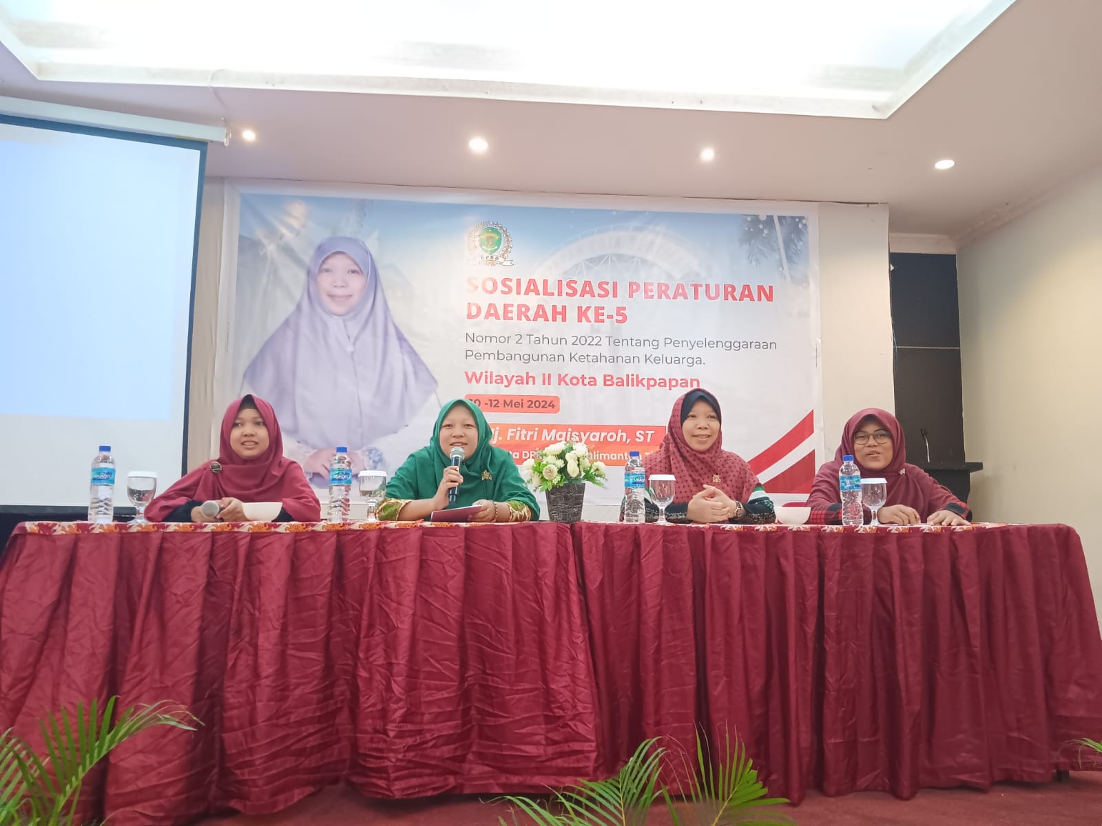 Sosper Ketahanan Keluarga, Anggota DPRD Kaltim Hj. Fitri Maisyaroh, S.T Paparkan Pentingnya Keluarga bagi Ketahanan Nasional