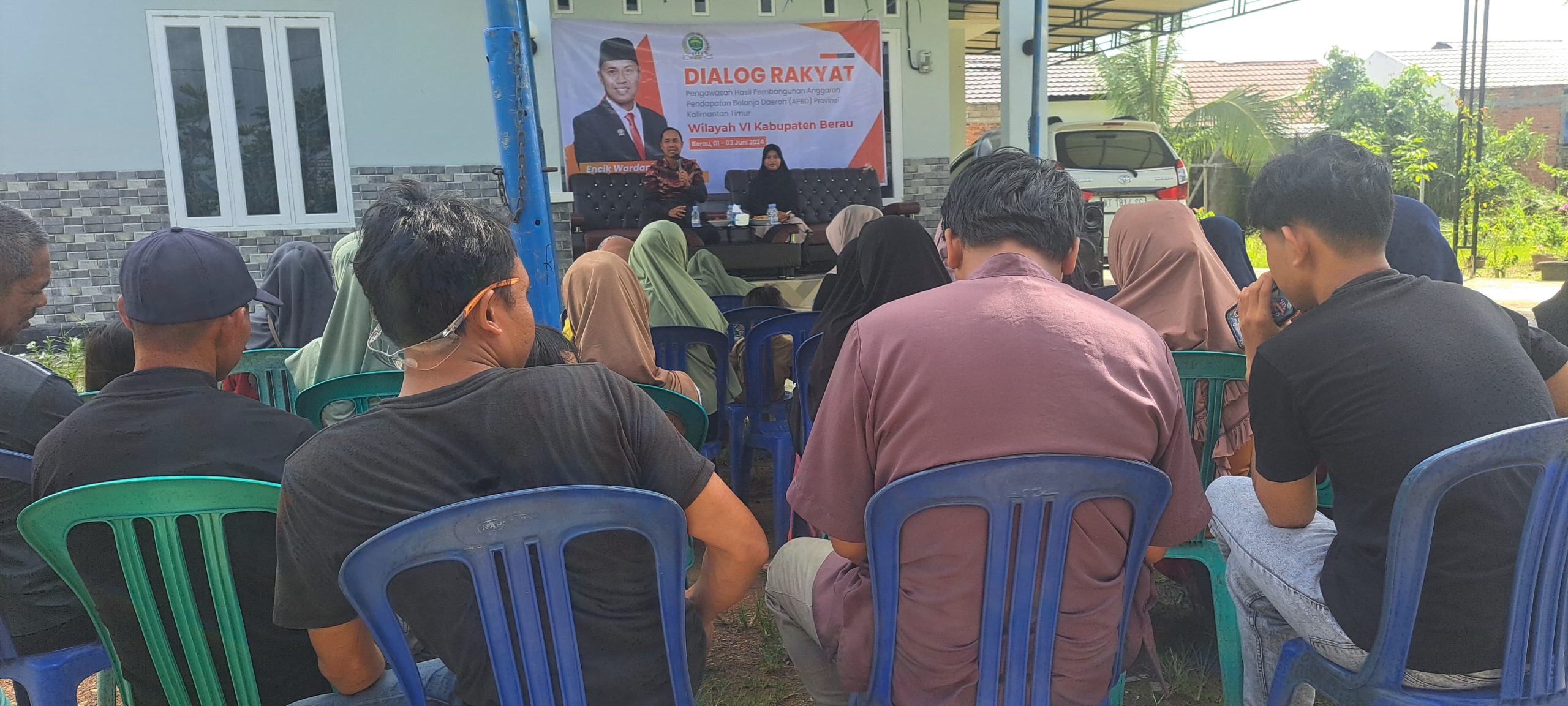 Anggota DPRD Kaltim Encik Wardhani Gelar Dialog Rakyat dalam rangka Pengawasan Hasil Pembangunan