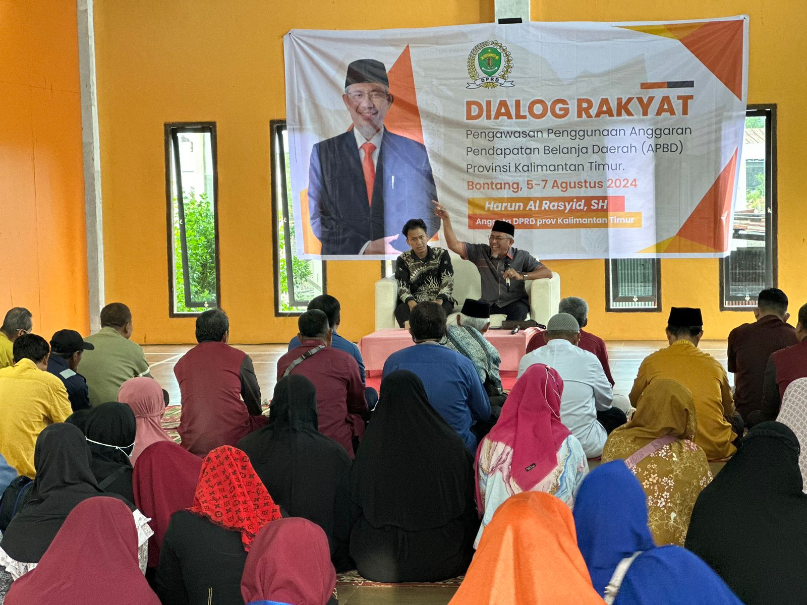 Anggota DPRD Kaltim Gelar Dialog Rakyat di Bontang, Bahas Pengawasan APBD